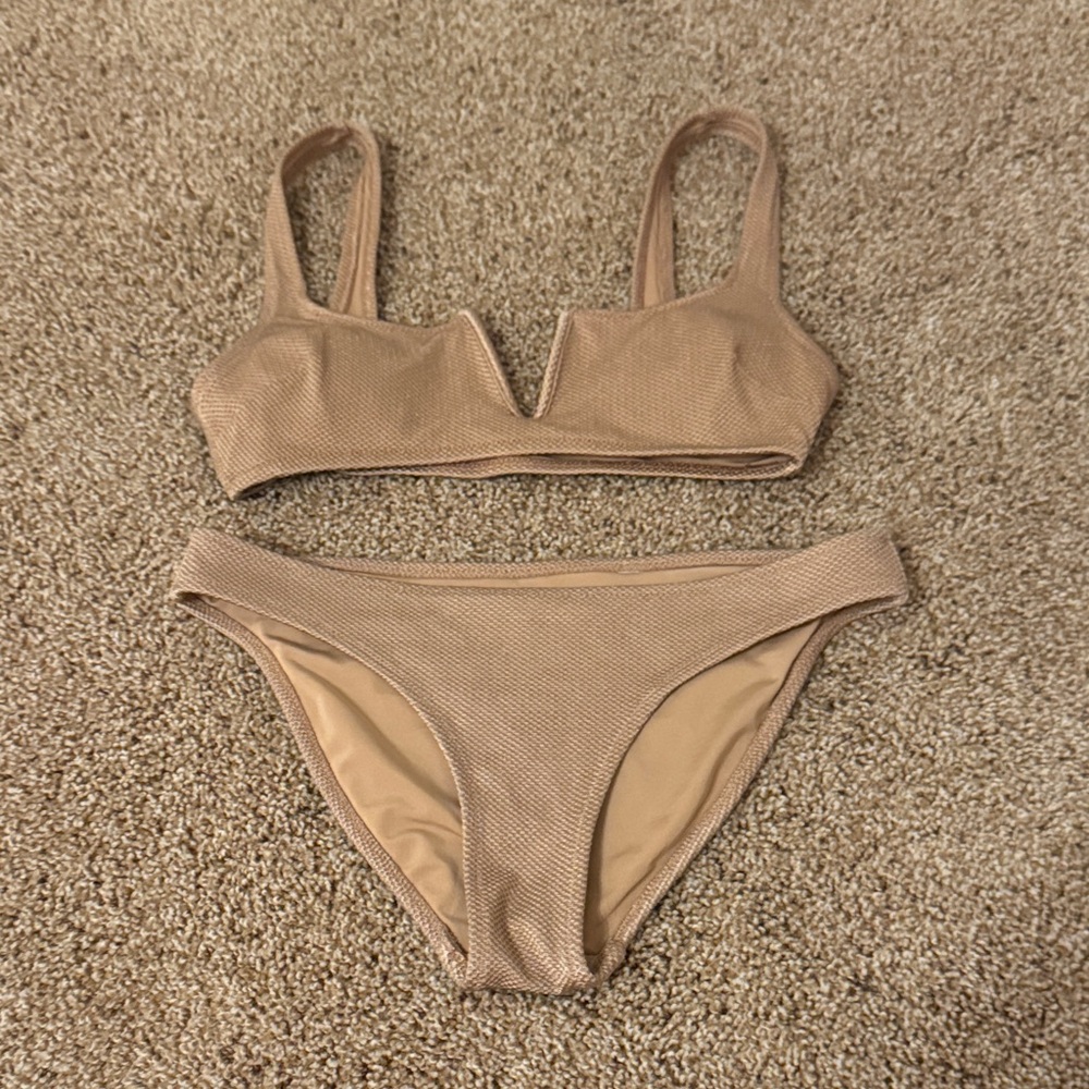 Aerie Tan Bikini Set